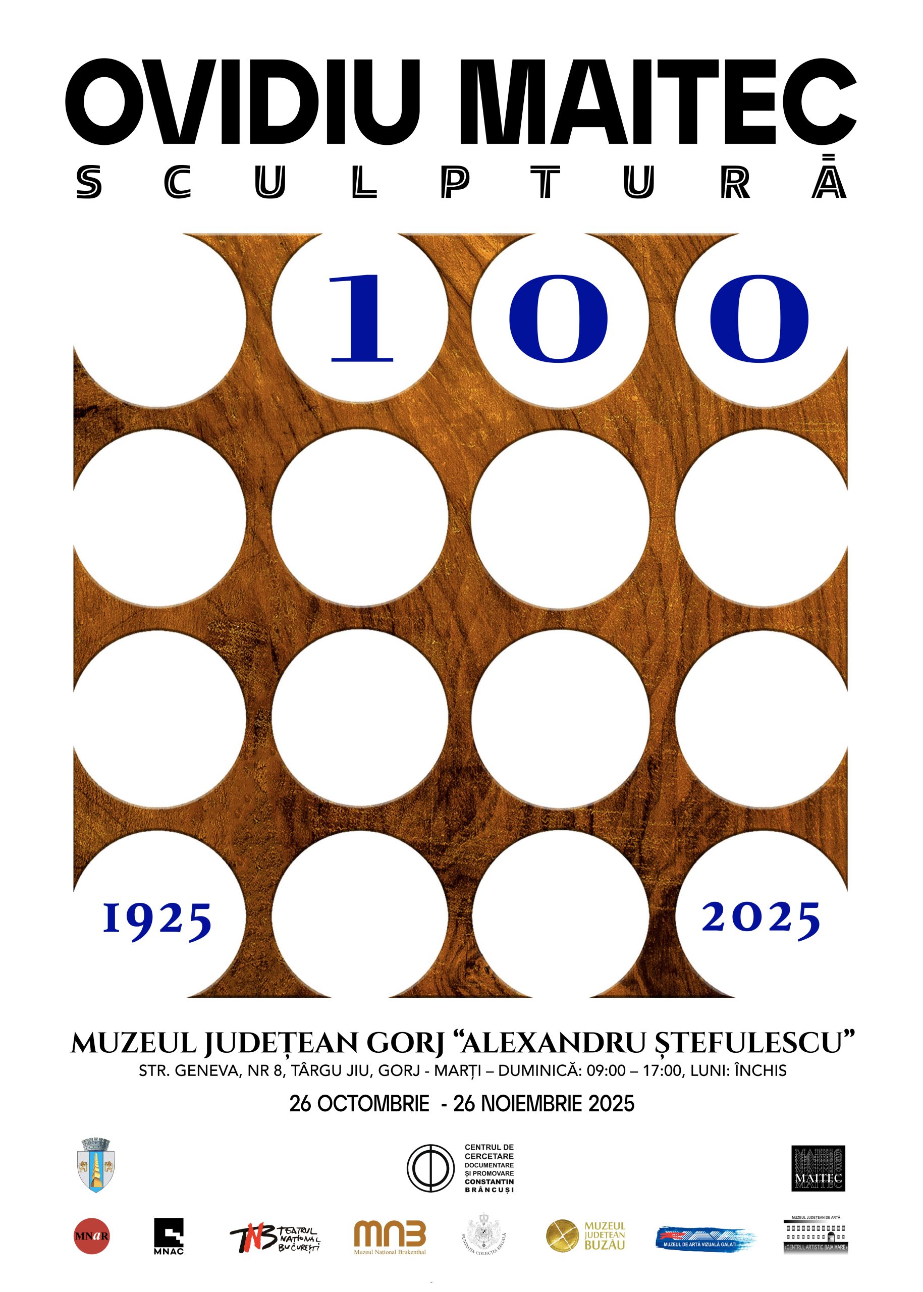 POSTER MAITEC 100_Centrul BRANCUSI