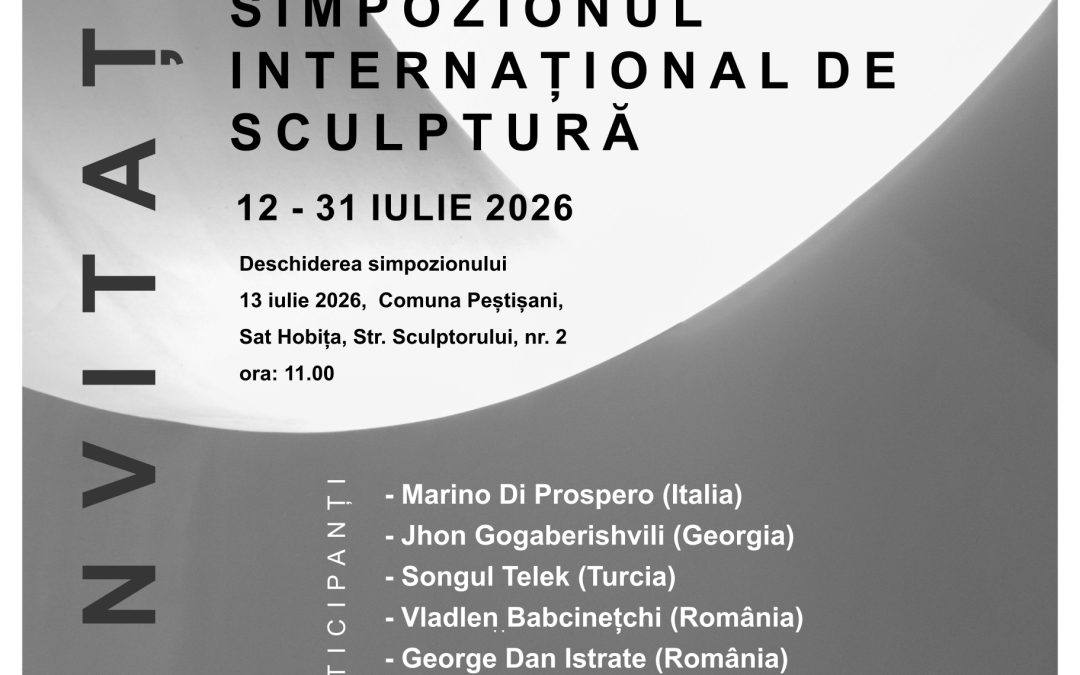 Invitație – Simpozionul Internațional de Sculptură